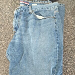 Tommy Hilfiger Men's Light Blue Straight Jeans- 36x34